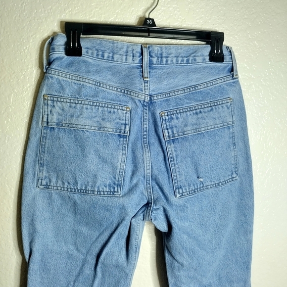 Agolde Cooper Cargo Jeans In Light Wash Sz 26 - Picture 7 of 12